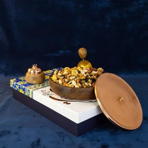 آجیل خوری چوب و مس