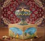 محتویات-آجیل‌خوری-سفالی-مینیاتور-پایه‌-کوتاه