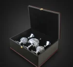 نقره‌فام؛ ست گلدان و شکلات‌خوری ملیله - تصویر 2