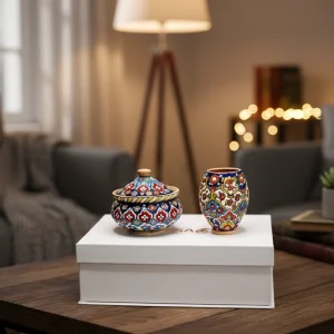 هدیه فاخر «نقشینه سفال و مینا»