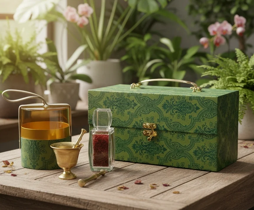 پک هدیه زعفران الماس سبز