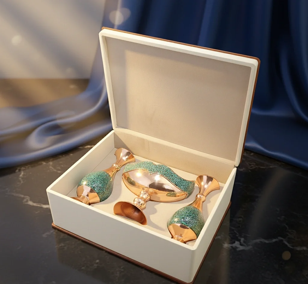 کشکول-فیروزه‌کوبی-آذین-هدیه‌ای-نفیس